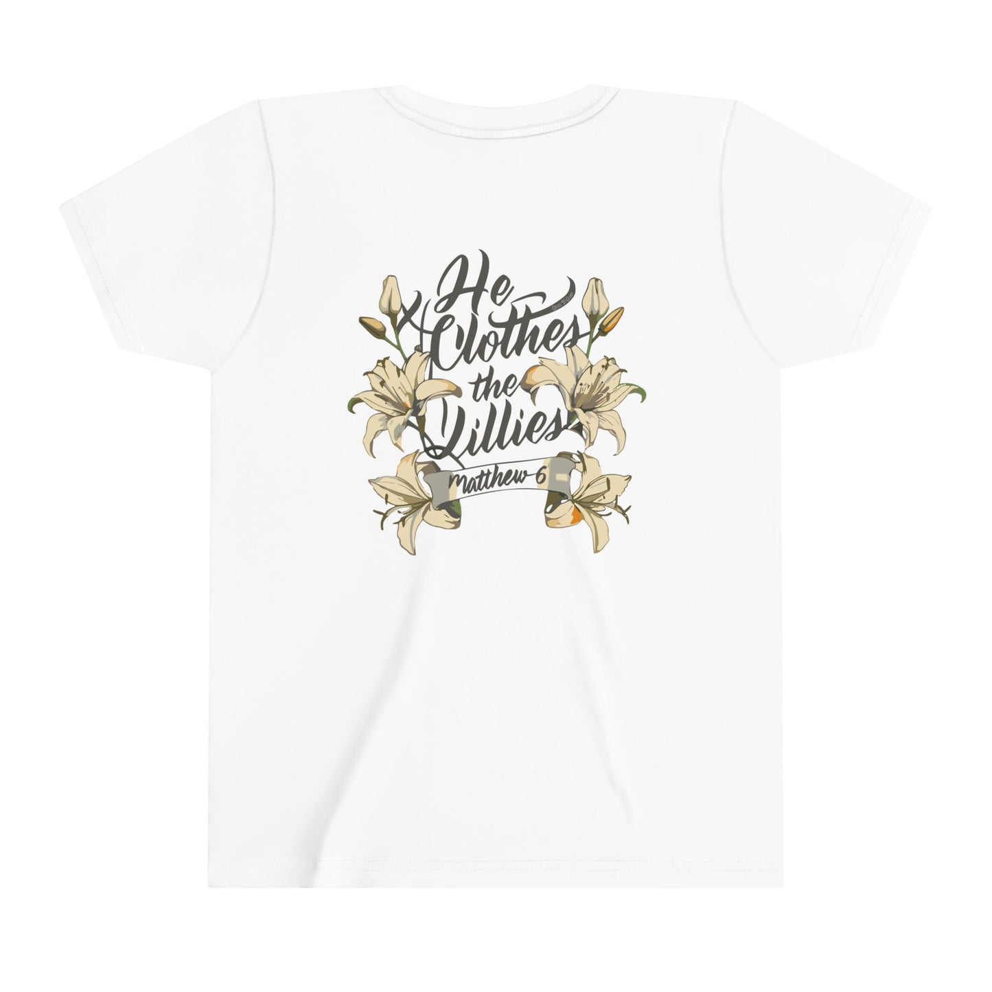 Youth He Clothes the Lillies Tee