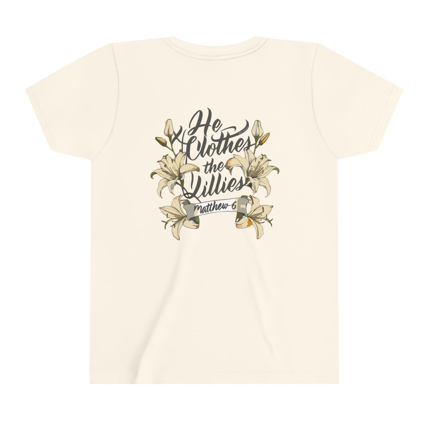 Youth He Clothes the Lillies Tee