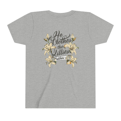 Youth He Clothes the Lillies Tee