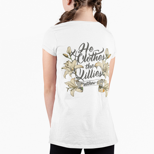 Youth He Clothes the Lillies Tee